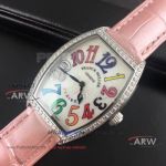 Perfect Replica Franck Muller Geneve SS Diamond Watches Color Dreams Dial